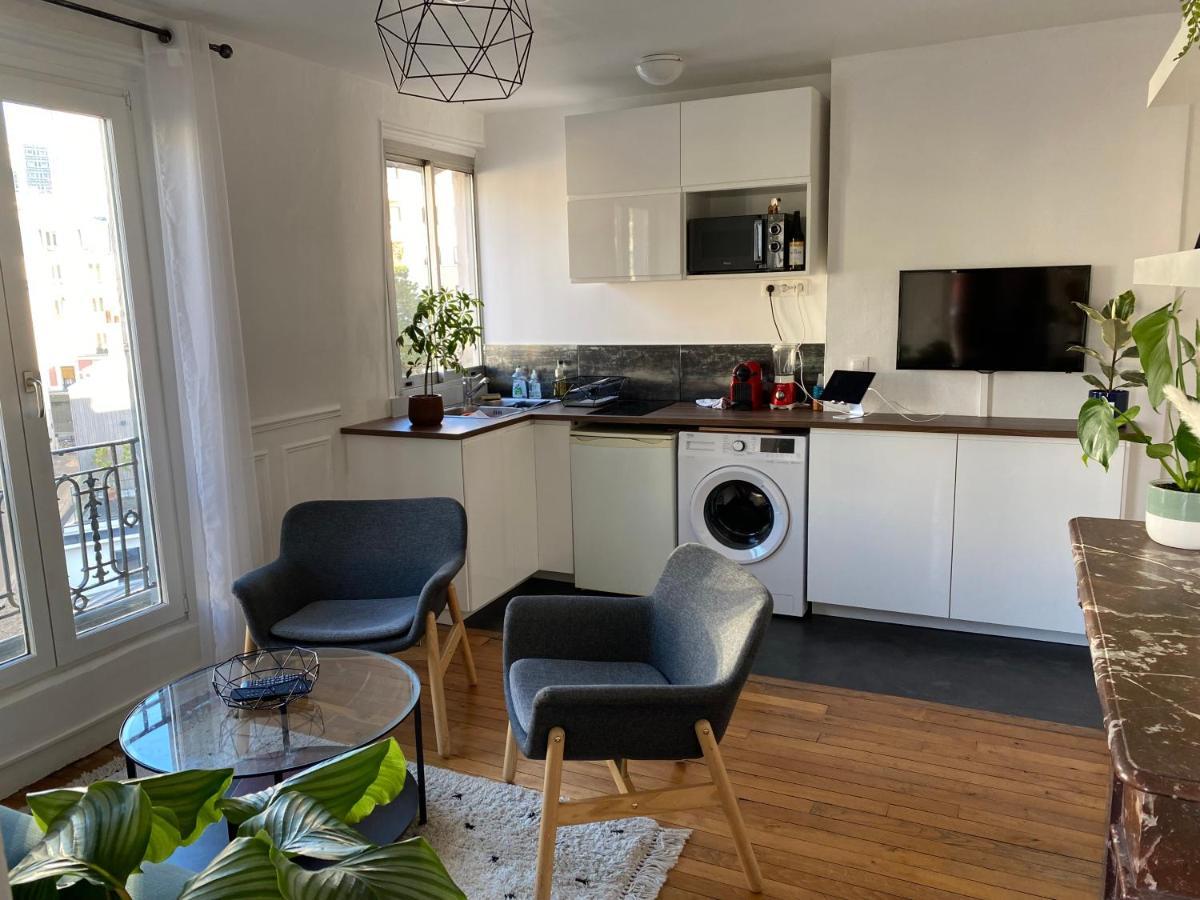Appartement Buttes Chaumont Paris Extérieur photo